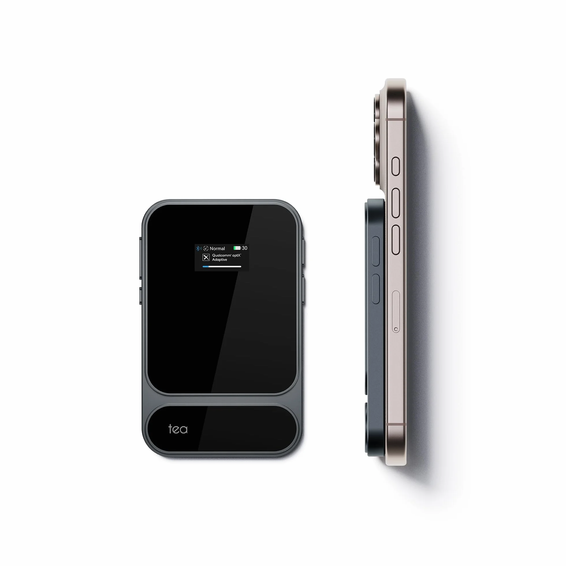 Khadas Tea Pro DAC Kopfhörerverstärker – Tragbarer Bluetooth Kopfhöreramp, Hi-Res Verstärker MagSafe DAC Amp, 0,95" Display, ES9039Q2M, 2100 mAh, USB-C auf 3,5/4,4 mm, PCM 768 kHz/32 Bit, DSD512 Audio