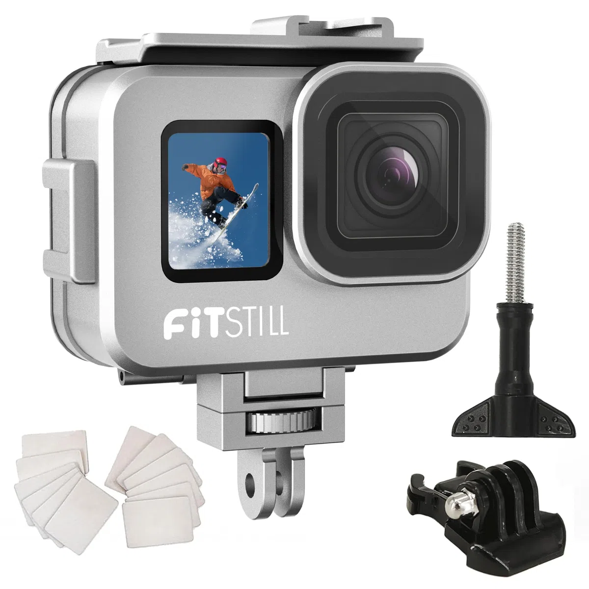 FitStill wasserdichtes Gehäuse Aluminiumlegierung für GoPro Hero 13 12 11 10 9 Black Action-Kamera-Zubehör