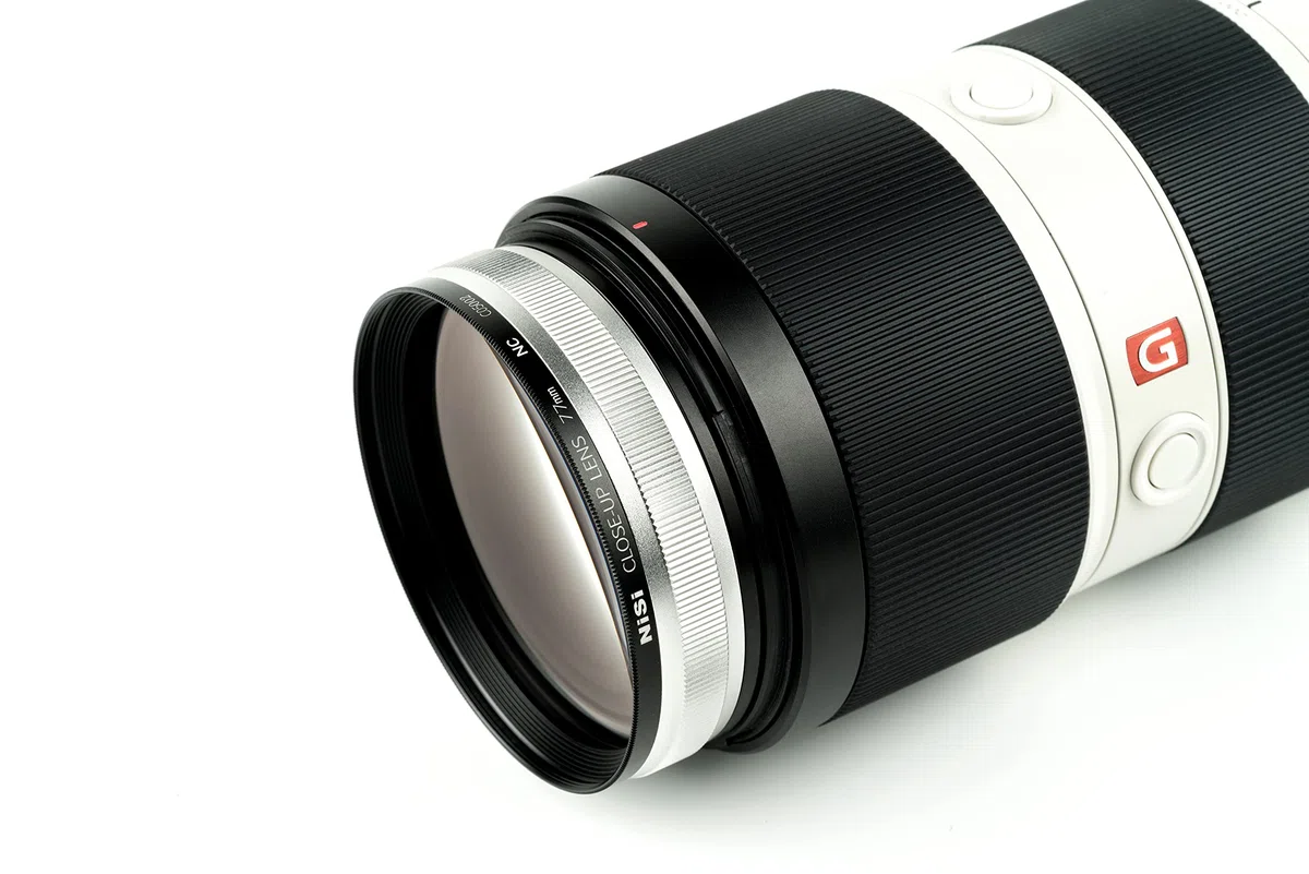 NiSi Nahlinse 77mm Close Up Lens Filter Kit - inkl 77 mm Close-up Linse, 72-77mm Adapterring, 67-77mm Adapterring, Objektivdeckel und Filtertasche
