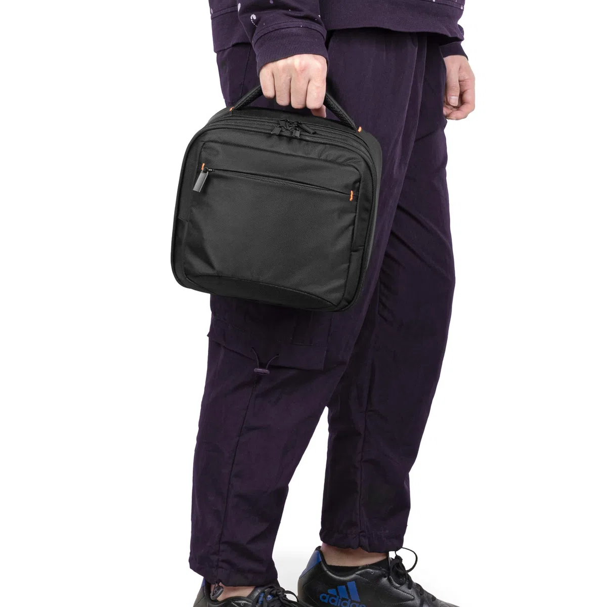 CURMIO Doppelschicht Beamertasche für Mini Beamer, Projektor Tasche Gehäuse, Beamer Tragetasche Kompatibel mit DR.J/QKK und Andere Mini-Beamer und Zubehör (OHNE Beamer UND ZUBEHÖR ENTHALTEN), Schwarz