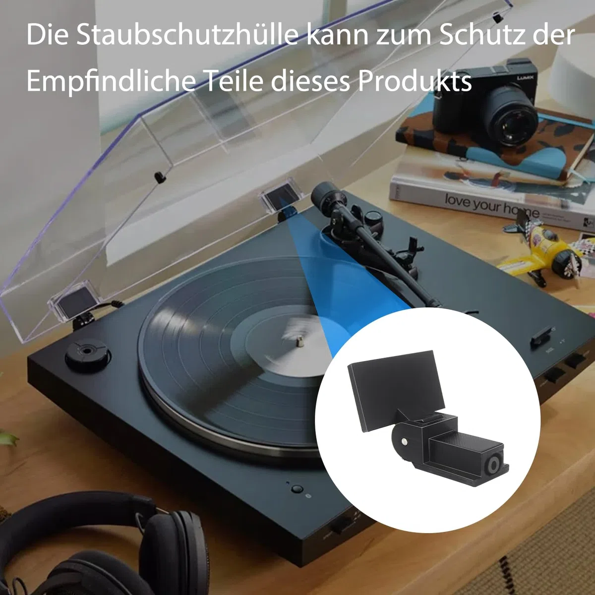 2Pcs Staubabdeckung Scharnier Plattenspieler Teile Kompatibel mit PS-LX310BT/AT-LP60xBK/AT-LP60XBT/AT-LP120xBTUSB Modelle von Plattenspielern