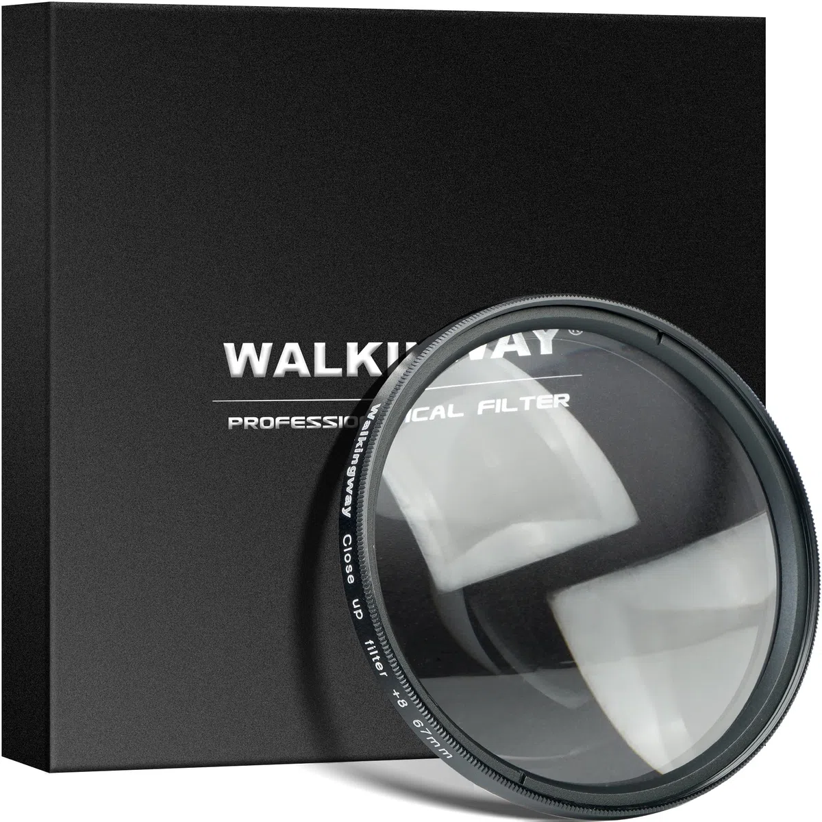 Walking Way Close-Up Makrofilter +8 – Detailfilter für Extreme Nahaufnahmen, HD-Glas, 82mm Schraubfilter – für Technik, Miniaturen & Feinheiten