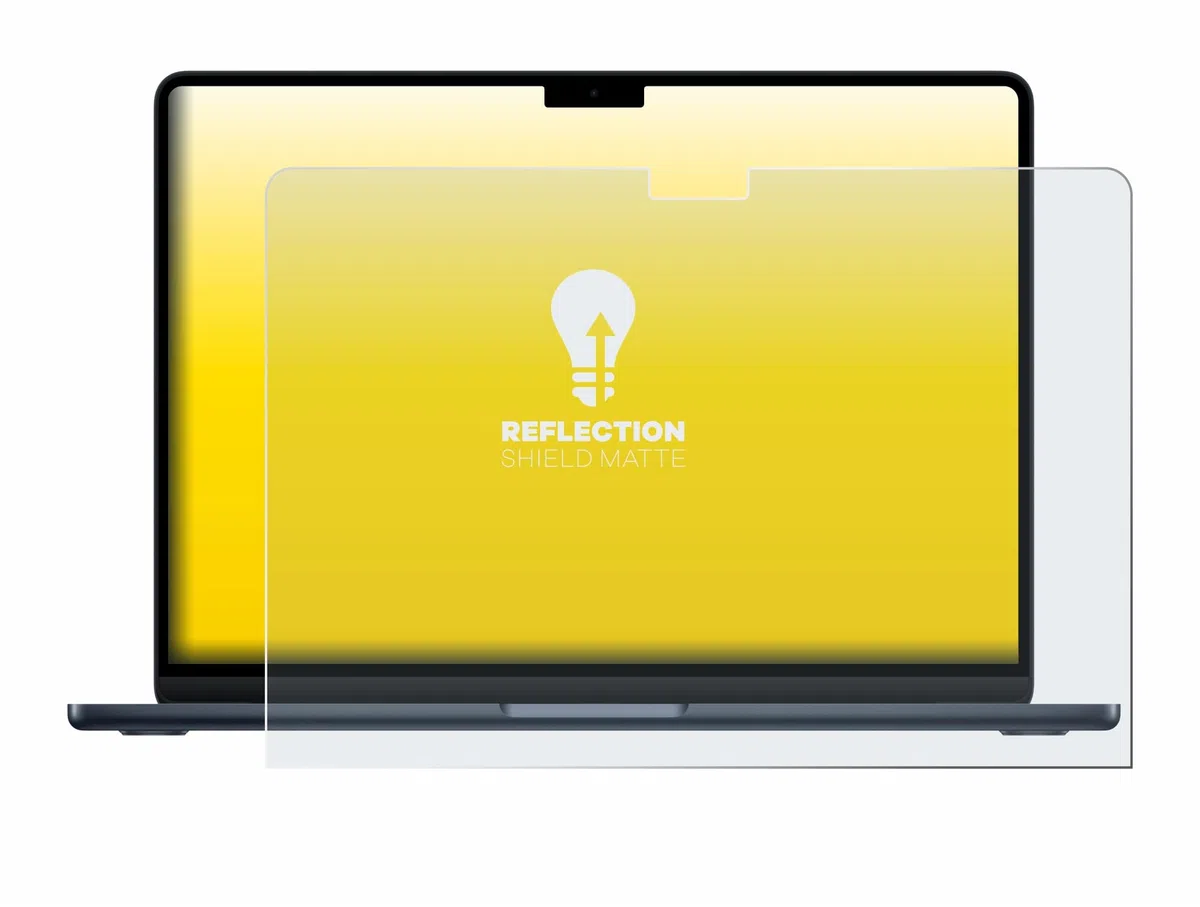 upscreen Entspiegelungs-Schutzfolie für Apple MacBook Air 13" M4 2025 / M5 2026 Displayschutz-Folie Matt [Anti-Reflex, Anti-Fingerprint]