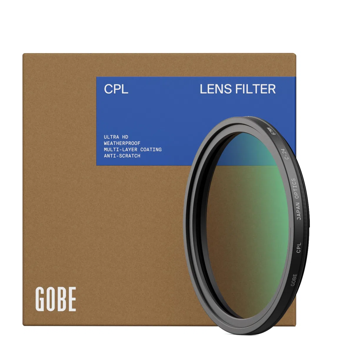 Gobe 67 mm Polfilter (Polarisationsfilter) CPL