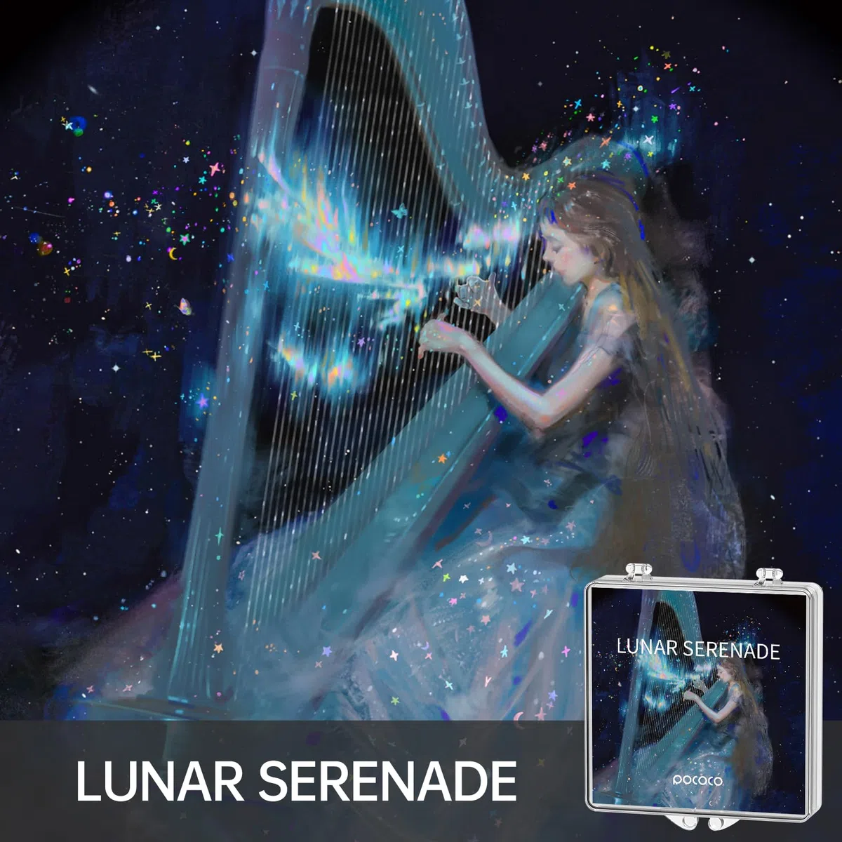 Realistische Scheibe Enchanted Harmonies - Disc für POCOCO Galaxy Lite Star Projector Home Planetarium, 5k Ultra HD, 3 Stück (Enchanted Harmonies - 3 Disc ohne Projektor)