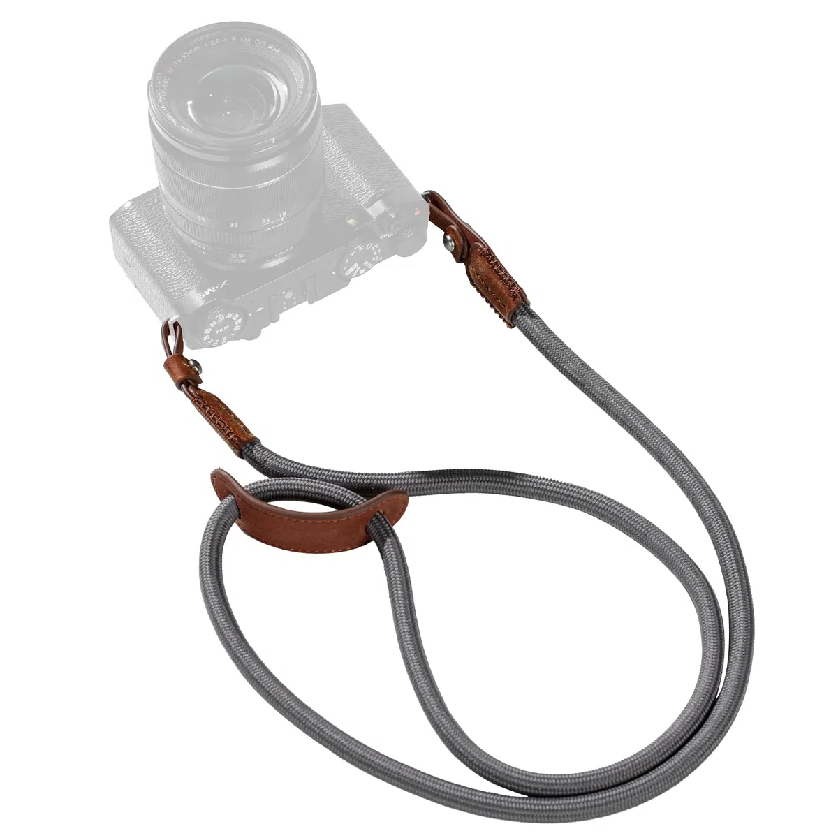 SMALLRIG Shoulder Strap für Kamera, verstellbarer geflochtener Schultergurt für Kamera mit O-Ring und Lederpolster für DSLR/spiegellose Kameras für Sony, für Fujifilm,für Canon, für Nikon