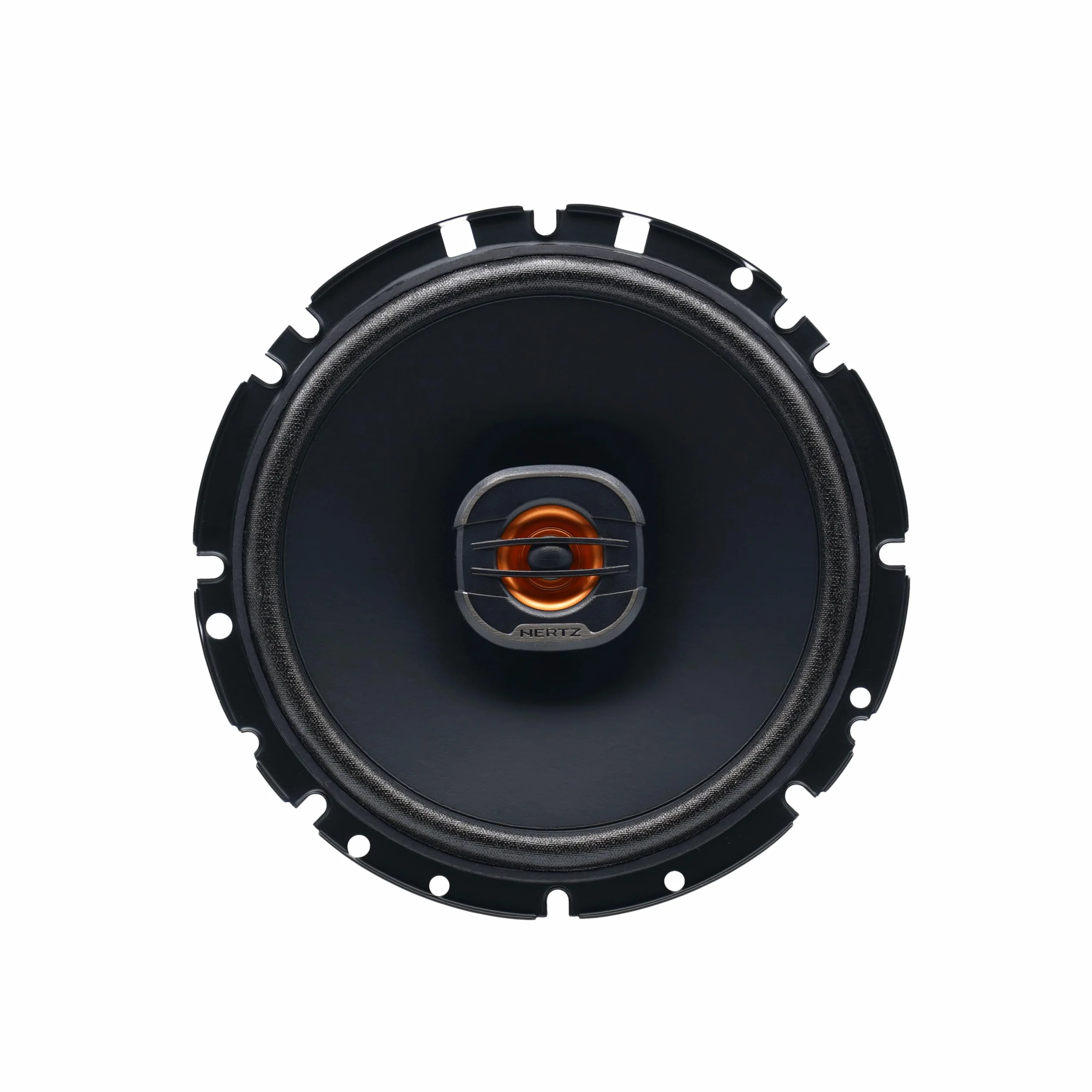 Hertz X 165 Fan Edition 165/170mm 2-Wege Koaxial Lautsprecher 200W Peak, 50W RMS, 4Ohm, Wasserabweisender Presspapierkegel, 24mm PEI Hochtöner, einfache Installation
