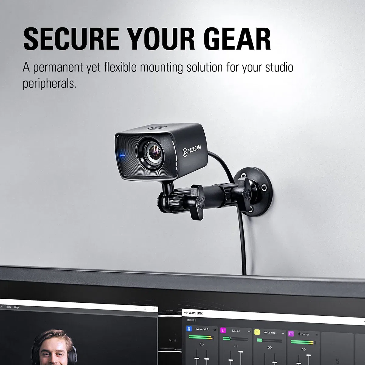 Elgato Wall Mount, Gelenkarm für Licht und Kameras