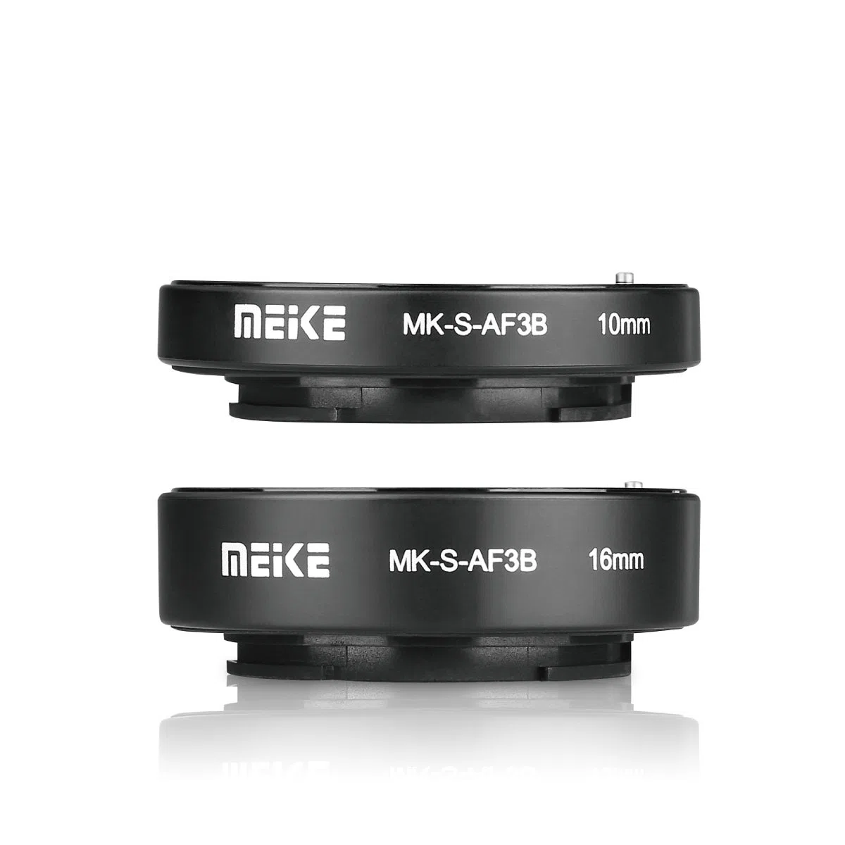 Meike MK-S-AF3B Auto Focus Kunststoff Verlängerungsrohr Makro Adapter Ring für Sony NEX 3 NEX 5 NEX 6 A6000 A6100 A6300 A6400 A6500 A6600 A7 (10mm +16mm)
