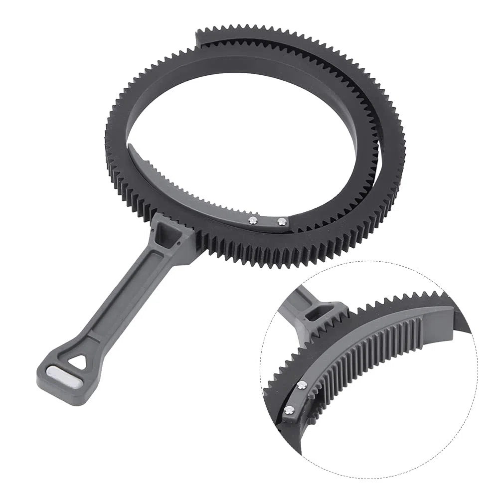 Folgen Sie Focus, Plastikverstellbarer Zoom Focus Puller Folgen Sie Fokus Fokussierung Griff Hebel mit Ausrüstung für DSLR -Kamera (Gray)