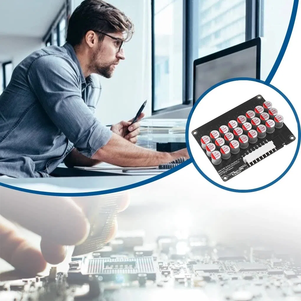 Whole Group Balancer 8S 5A Active Lithium Lifepo4 Battery Equalizer Energy Transfer Capacitor Board mit Shell