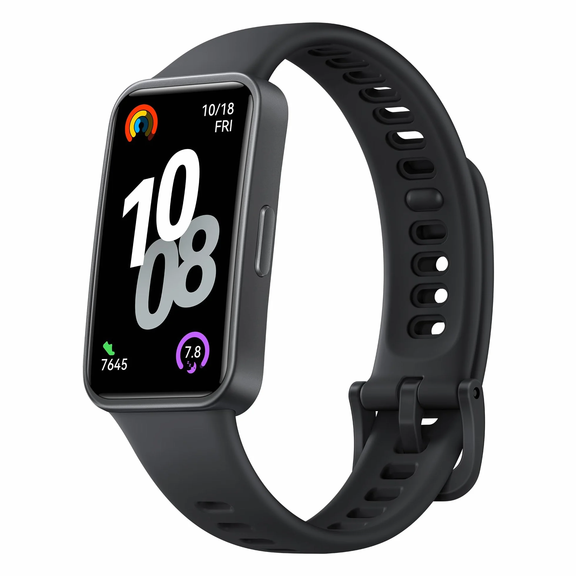 HUAWEI Band 10 Smartwatch, Fitness-Tracker, Schwarz | 24/7 Tracking bietet genaue Schlafanalyse & HRV-Messung. Perfekt für Fitness-Enthusiasten zur täglichen Regeneration.