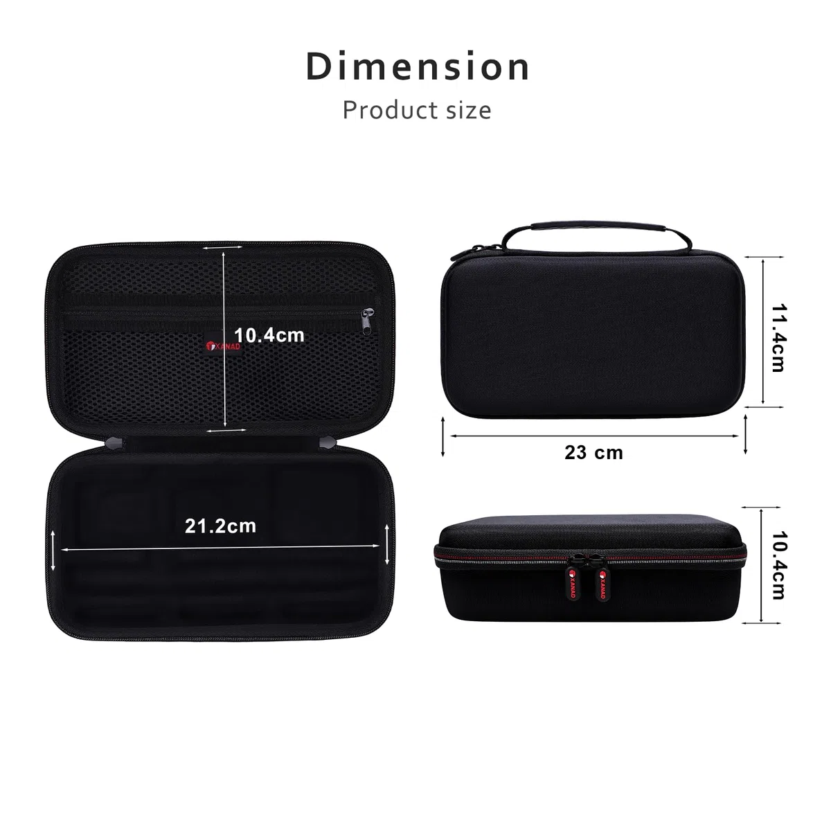 XANAD Tragetasche für Insta360 X5 X4 X3 ONE X2 GO 3 Actionkameras, Schultertasche Kompatibel mit 114 cm unsichtbarer Selfie Stick und Zubehör (Tragetasche für Insta360 X5)
