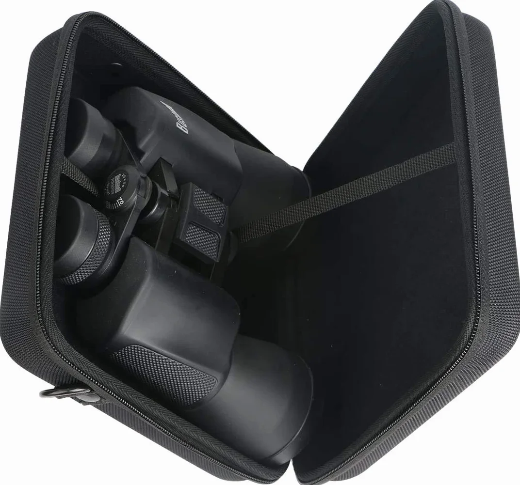Khanka Hart Tasche Schutzhülle für Olympus Trooper/für BRIGENIUS/für SkyGenius 10 x 50 DPS-I Fernglas Binocular Ferngläser Etui Case.(Nur Tasche)