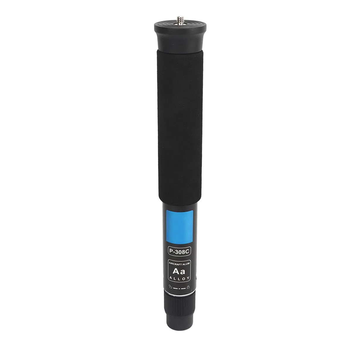 62-Zoll-Kamera-Einbeinstativ, 8 Abschnitte, Robustes Einbeinstativ, Aluminium-Foto-Einbeinstativ, Trekkingstock mit 1/4 Zoll auf 3/8 Zoll Konvertierungsschraube