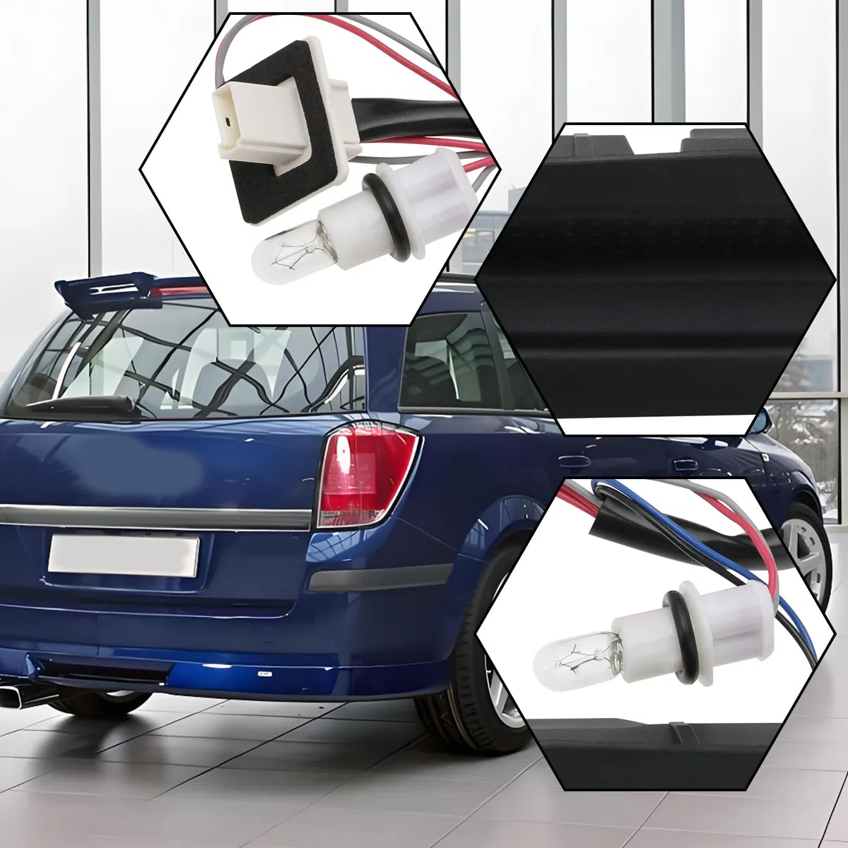 OTOTEC 1-teiliges Ersatzteil für Den Steuerschalter Zur Heckklappenöffnung 13223919 13156919 13199906 Kompatibel mit OPEL Astra H Caravan (2004–2010) Kompatibel mit OPEL Zafira B (2005–2011).