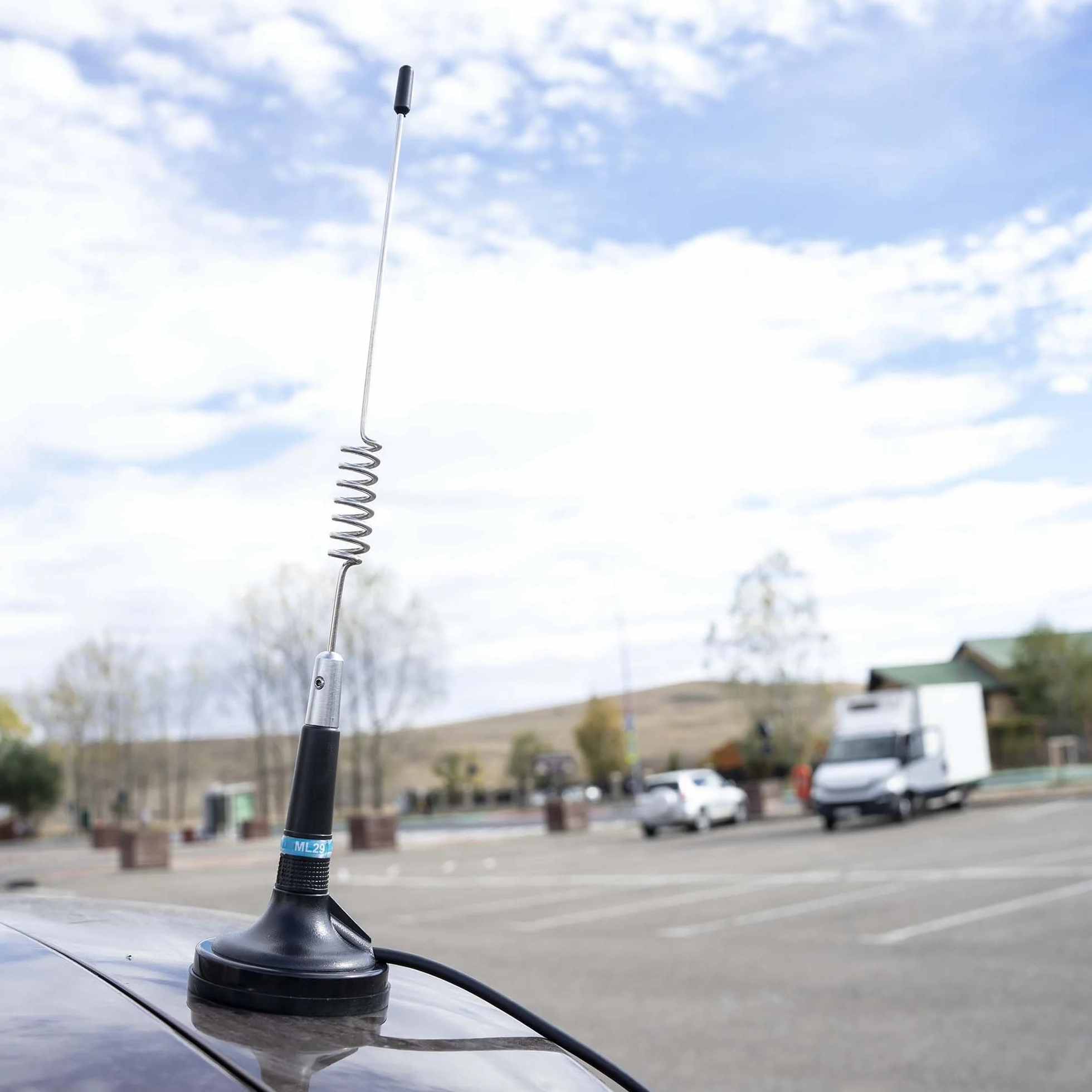 CB Antenne PNI ML29, Länge 29 cm, mit mitgeliefertem Magnet Ø 70 mm, RG58 Kabel