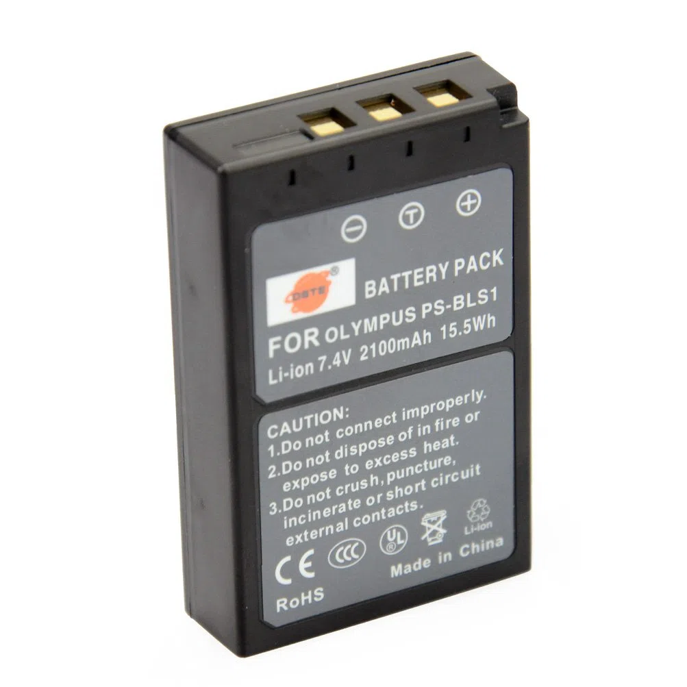 DSTE（2 Pack） Ersatz Batterie BLS-1 + DC84E Reise Ladegerät kompatibel mit Olympus PS-BLS1 E-400 E-410 E-420 E-450 E-600 E-620 E-P1 E-P2 E-P3 E-PL1 E-PL3 E-PM1 Kamera