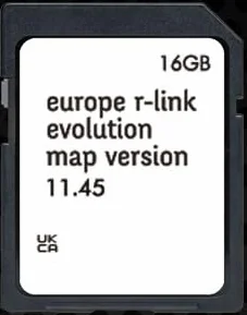 Generisch Kartenaktualisierung (GPS-Navigation) - Europa 2025 - Version 11.45 – kompatibel mit Renault R-Link (Rlink)