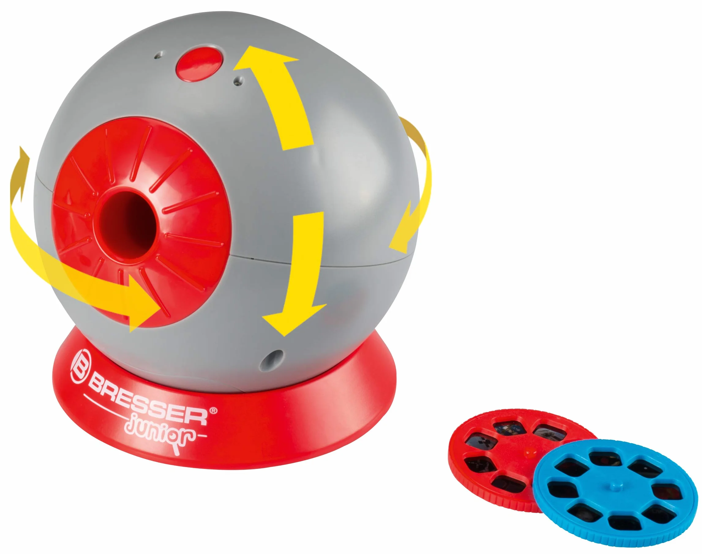 Bresser Junior Science Projektor Maxi für Kinder mit 24 astronomischen Bildern zum projizieren auf eine Wand