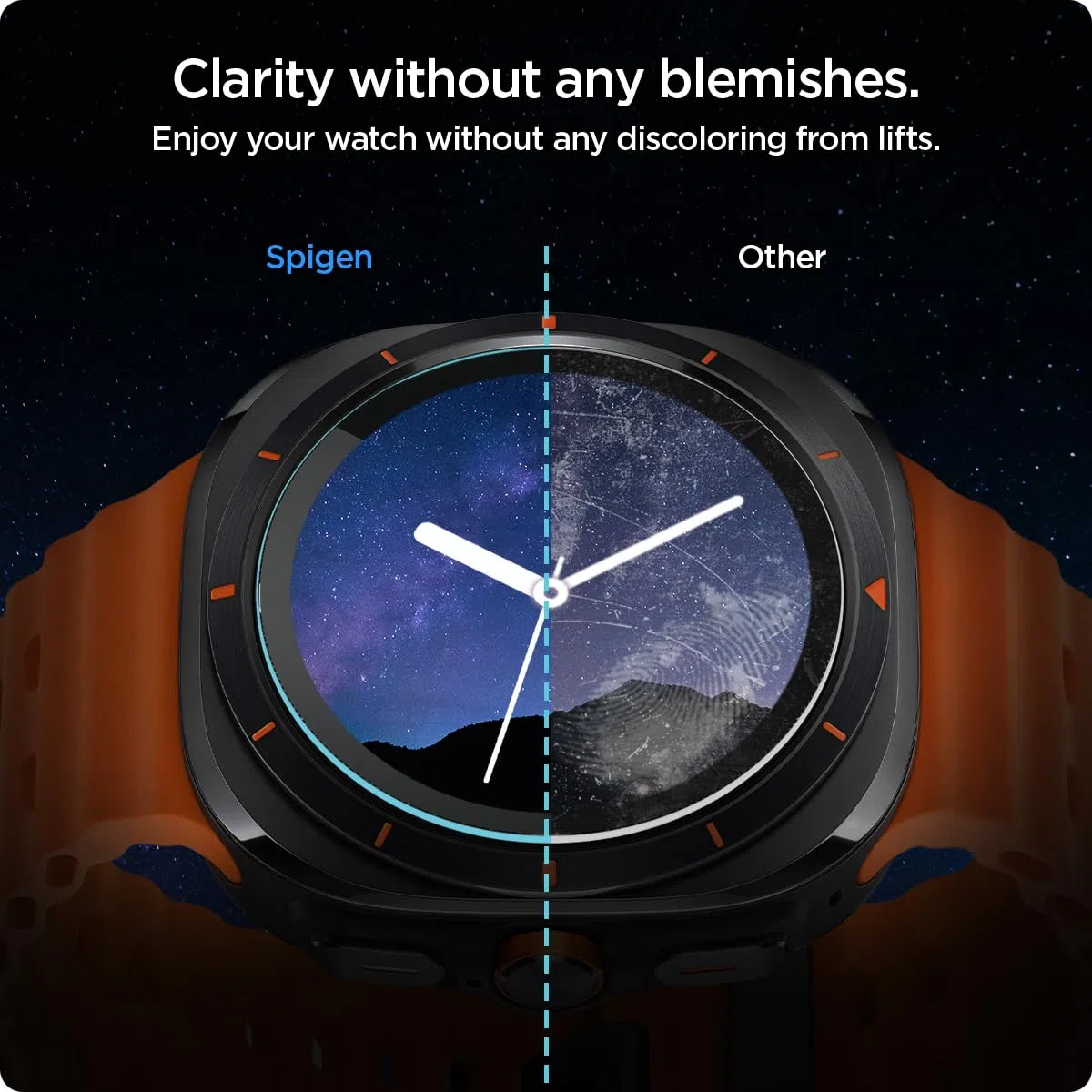 Spigen Rugged Armor Bundle - Hülle & Displayschutz für Galaxy Watch Ultra