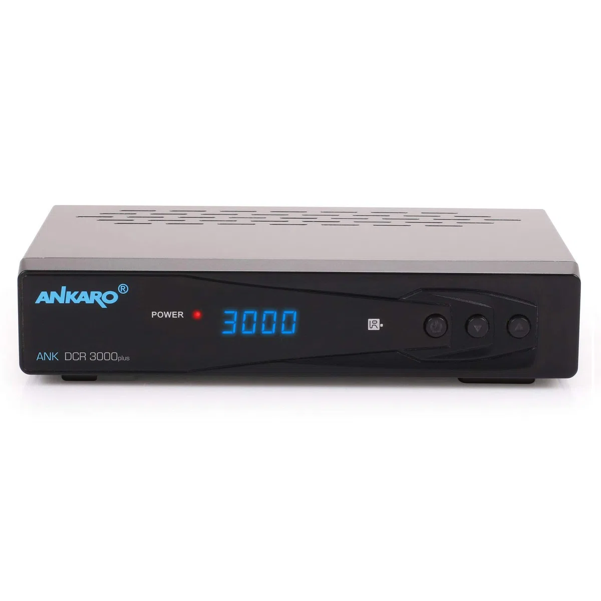 Ankaro DCR 3000 Plus digitaler 1080p Full HD Kabel-Receiver für Kabelfernsehen (HDTV, DVB-C/C2, HDMI, Scart, Coaxial, Mediaplayer, USB) automatische Installation–schwarz