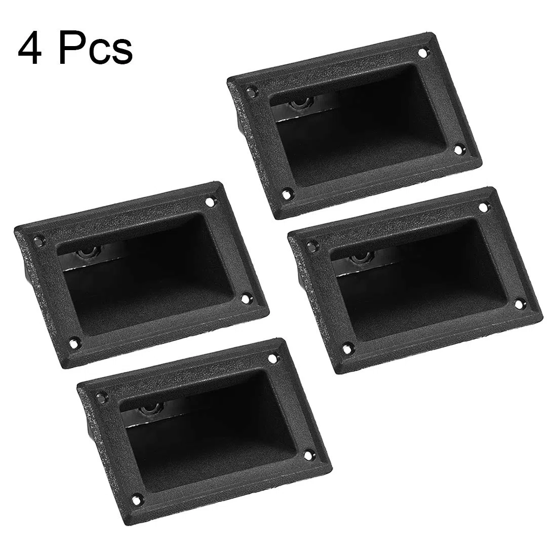 sourcing map 4 Stück Versenk Lautsprecher Griffhalter Bühnenlautsprecher Griff 5.2 Zoll Lange für PA/DJ Audio Schrank Box