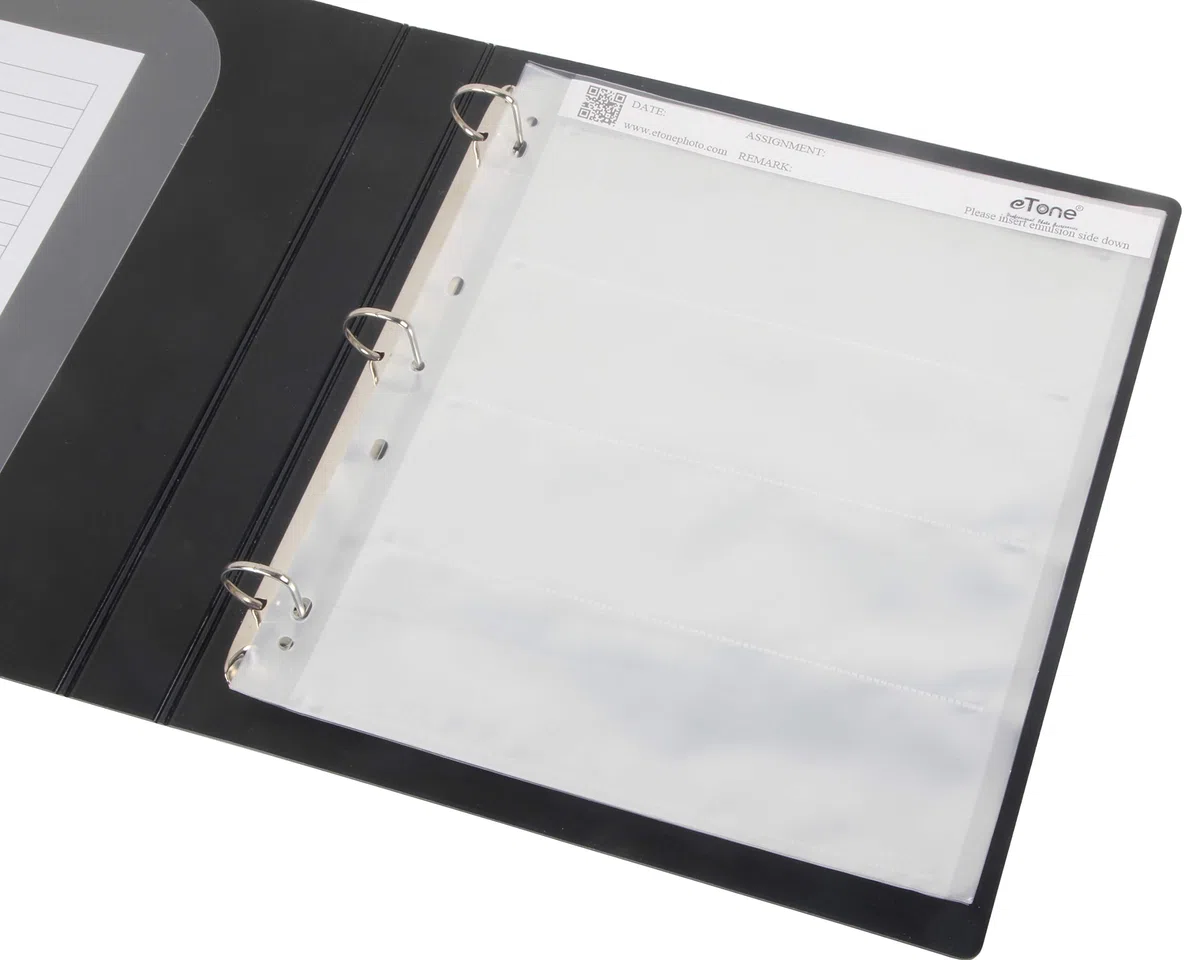 eTone 120 Filmsäurefreie Tasche Säurefreie Loseblattbeutel 120 Schutzbeutel zur Aufbewahrung von Filmen Negative Bags (50 Stück)