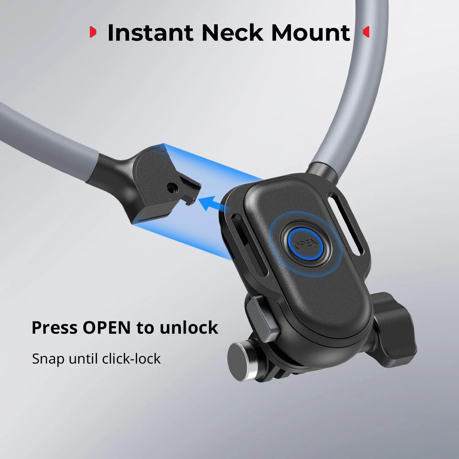 SMALLRIG Magnetische Halshalterung mit Brustgurt für Handy/Actionkamera,POV/Vlog Handyhalterung Brust für iPhone 17/16, für Android, Brusthalterung für GoPro, für DJI osmo/Action, für Insta360– 5127