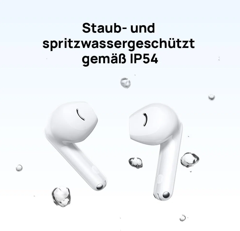 HUAWEI FreeBuds SE 2 Kabellos Kopfhörer, Bis zu 40 Stunden Akkulaufzeit, Leicht und komfortabel, Ausgewogener Klang, Wasserdichtigkeit, keramisch weiß