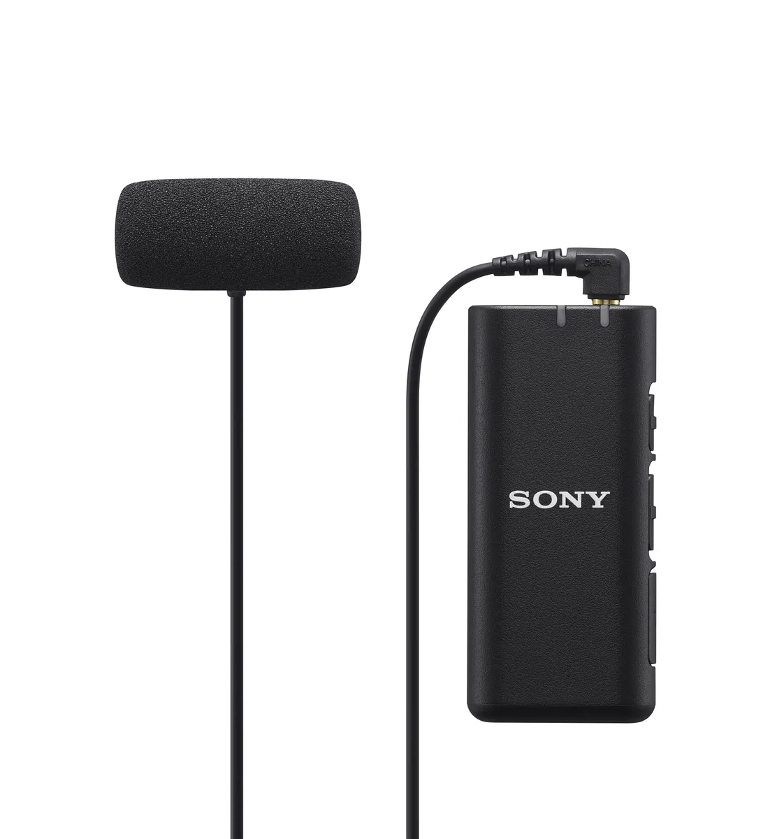 Sony ECM-LV1 Ansteckmikrofon mit Stereo-Tonaufzeichnung, Schwarz