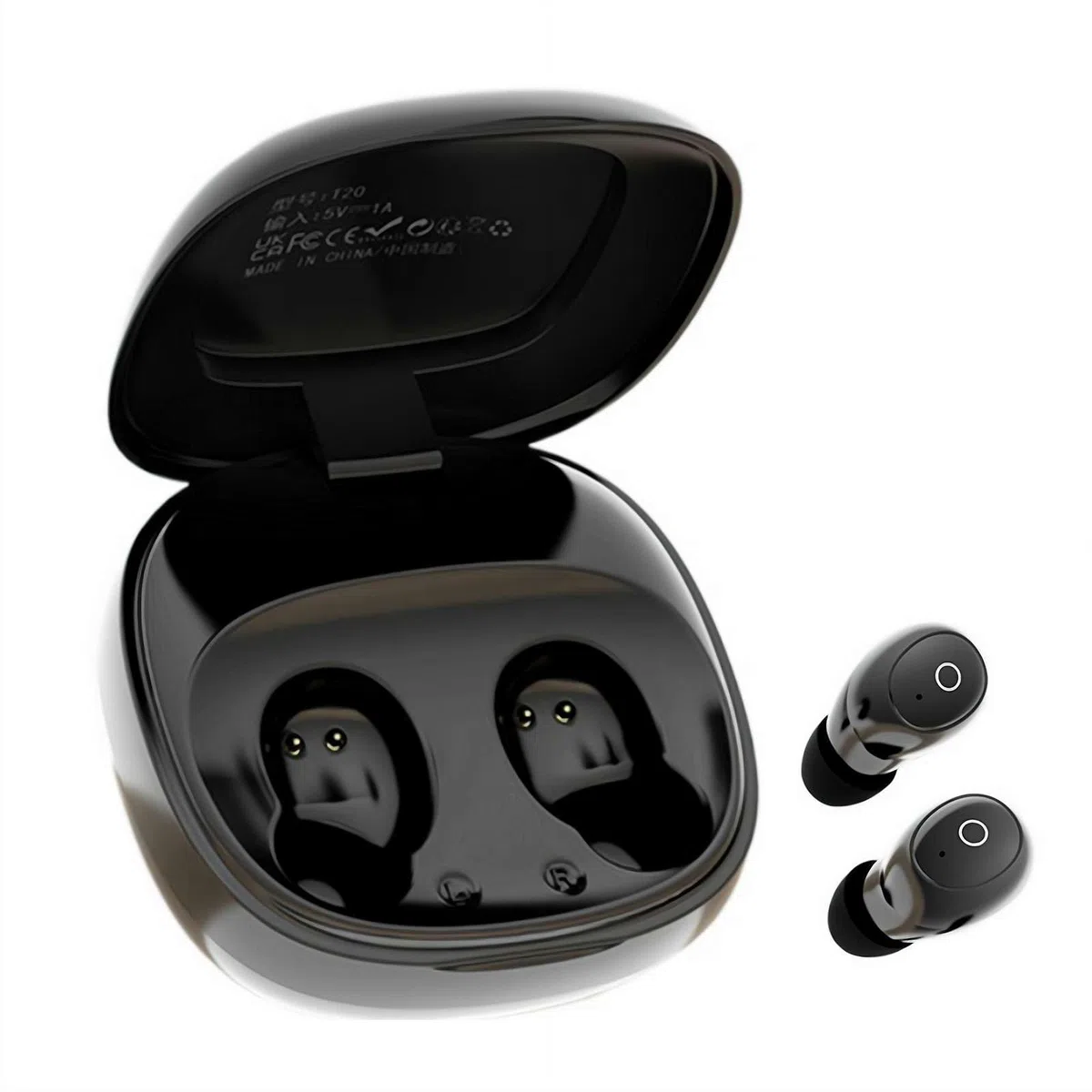 Kabellose Ohrhörer, Mini-Schlaf-Ohrhörer, Bluetooth 5.4, In-Ear-Kopfhörer mit ENC Geräuschunterdrückung, Mikrofon, 40 Stunden Spielzeit, Schlaf-Kopfhörer für Android-, Apple- und Windows-Geräte, Typ C