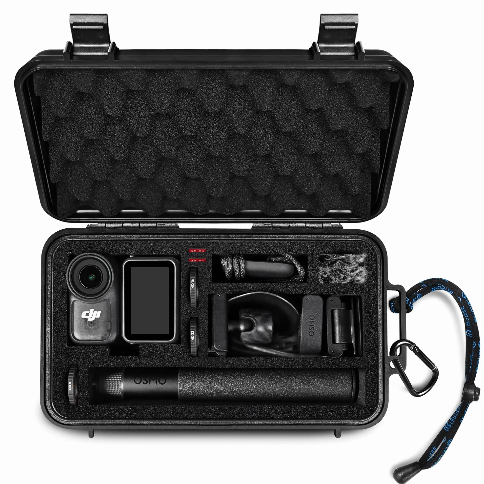 LEKUFEE Wasserdichter Aufbewahrungsbox für DJI Osmo Nano, Standard Combo und Zubehör (Nur Tasche & Koffer)