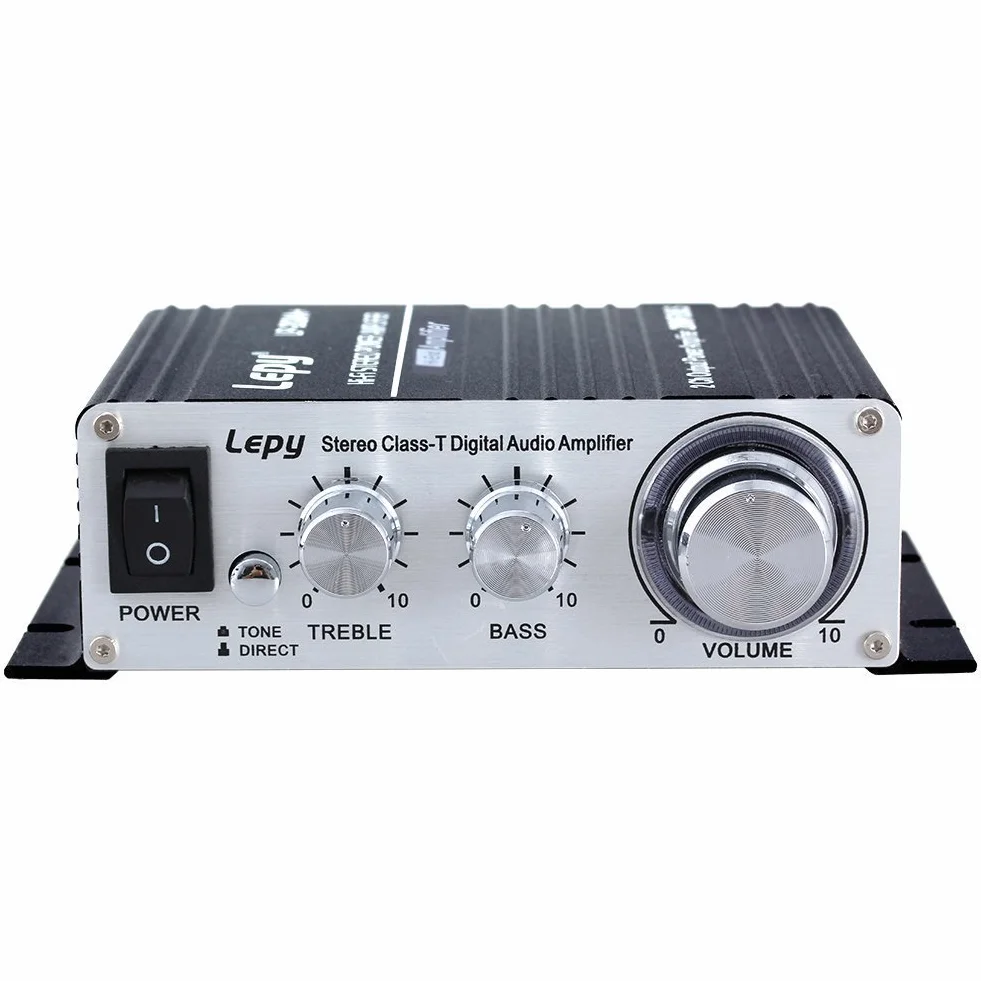 LEPY LP-V3S-Black Digitalverstärker 25 W x 2, Schwarz