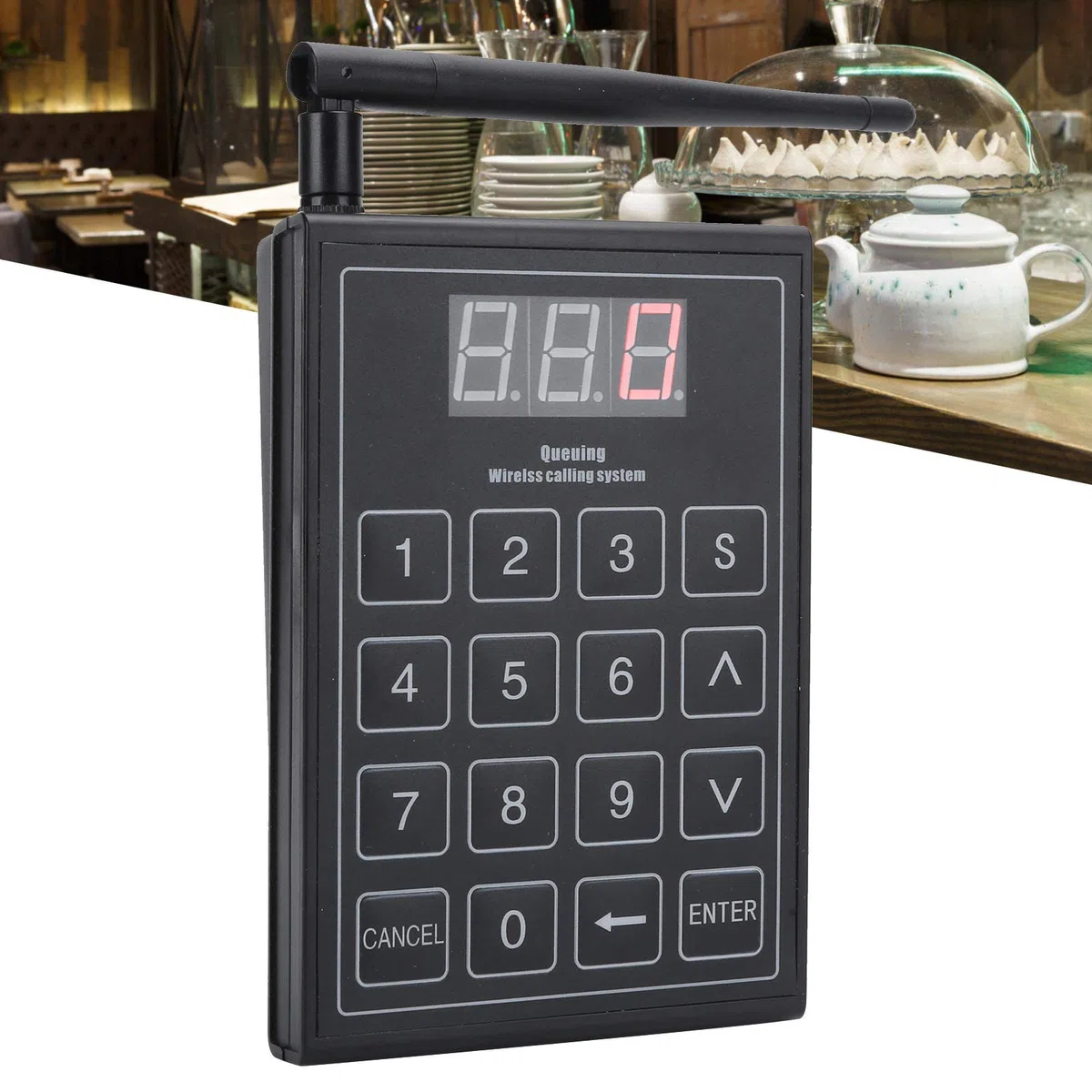Bewinner Pager Tastatursender Digital für SU-668 SU-669 SU-680 SU-668S SU-669S, Restaurant Pager Tastatursender für Drahtlose Anrufe Pager, NUR Tastatur für Restaurant Anrufsysteme