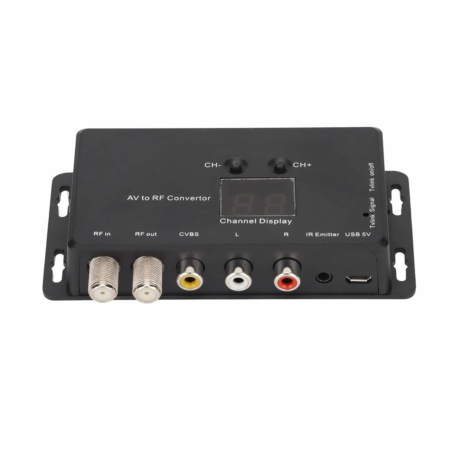 UHF-Modulator - TV-LINK-Modulator, PAL NTSC AV-zu-HF-TV-Verteilungsmodulatoren, -Innengewinde AV-Audio-Video-TV-Link-UHF-Konverter für HF-Ausgang von SLX / TV-Links