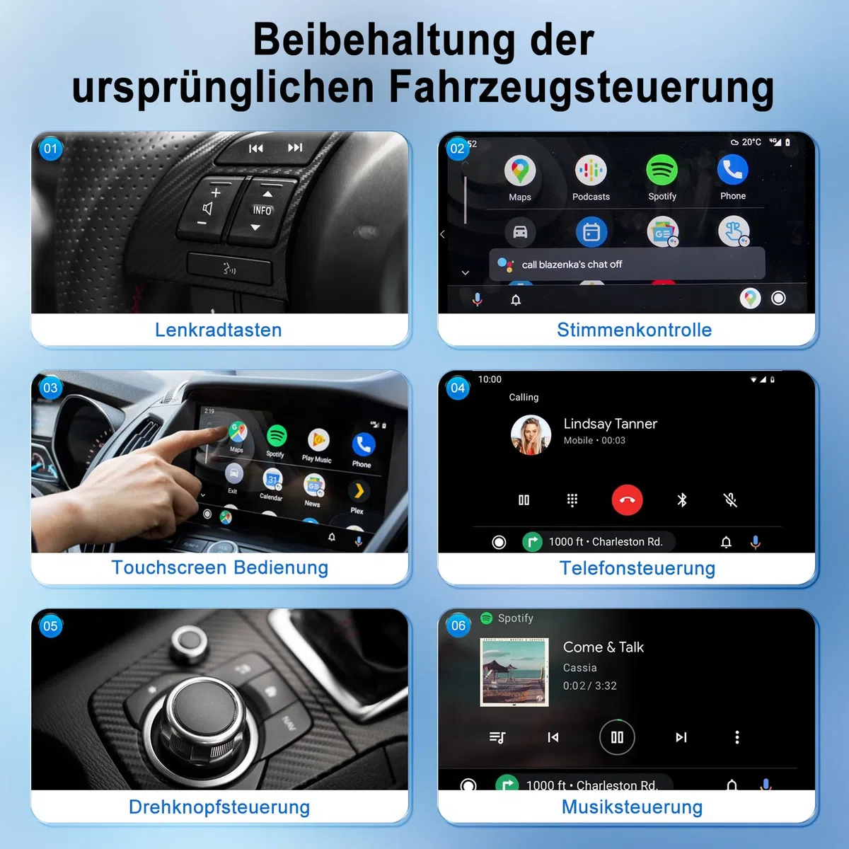 Android Auto Wireless Adapter, Android Auto Adapter Konvertieren Sie Verkabeltes Android Auto zu Wireless, Kompatibel mit Android Phone 11.0 und Höher, für Autos ab 2017