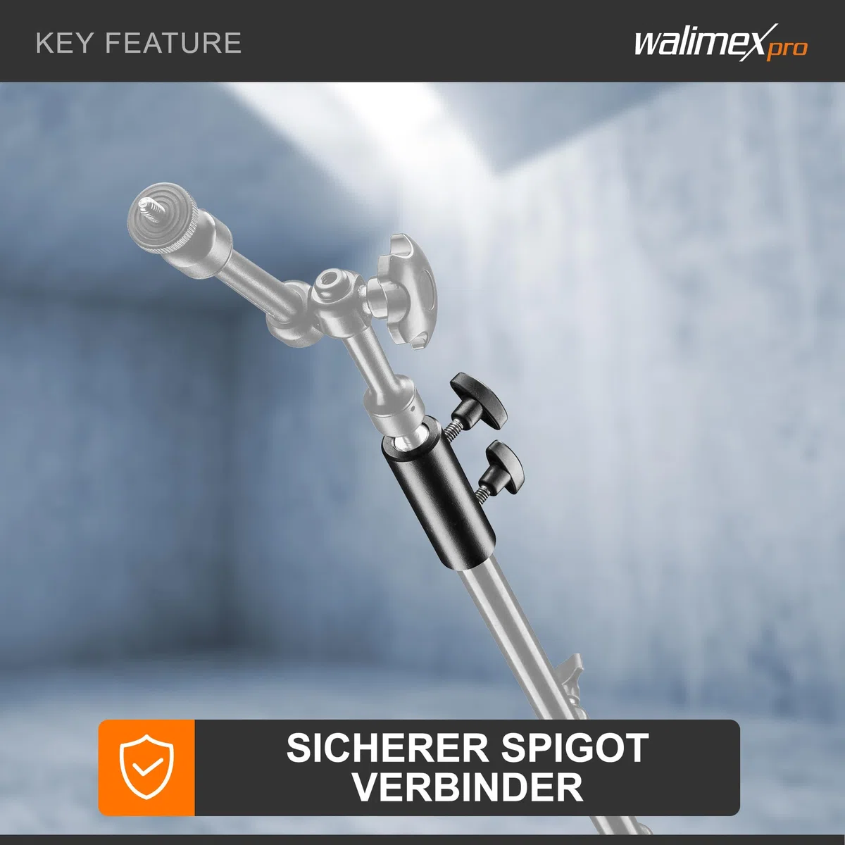 Walimex Pro Spigot Verbinder 5/8" auf 5/8"-11/16"