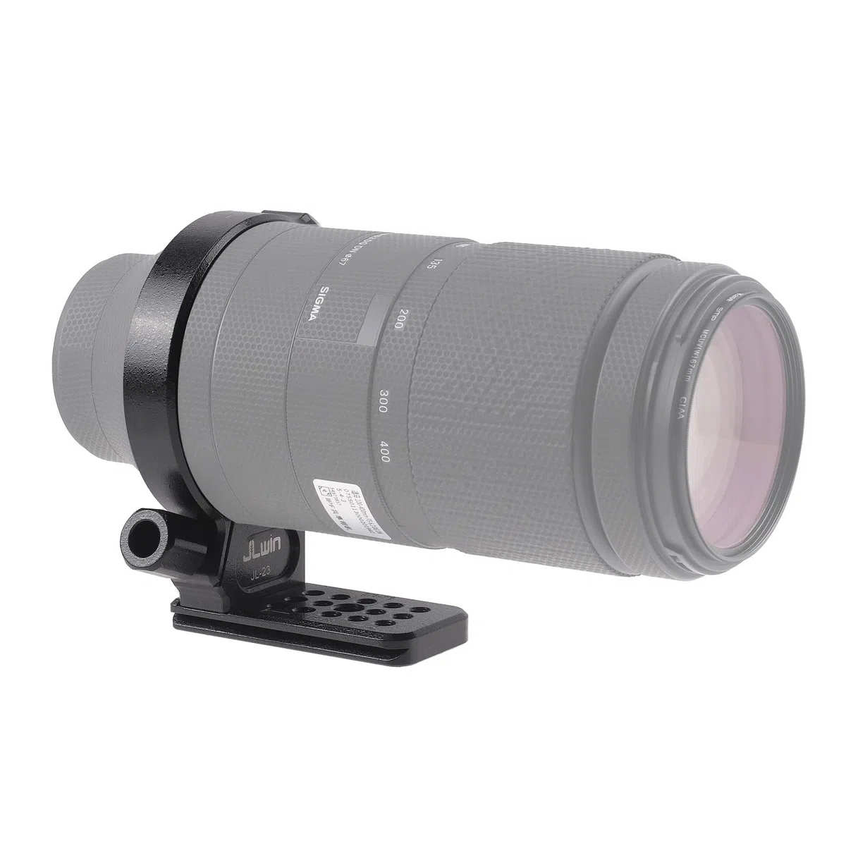 FOTGA Metall Stativschelle Kompatibel mit Sigma 100-400mm F5-6.3 DG DN OS für Sony E-Mount Objektiv, für Sigma 105mm f/1.4 DG HSM Art (EF/FX/FE/L-Mount), mit Schnellwechselplatte für Arca-Type