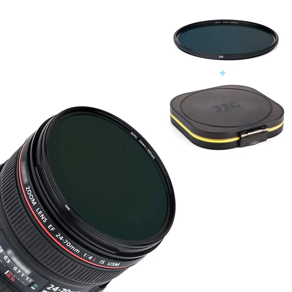 JJC 67 mm ND64 6 Stop Neutral Density Filter Graufilter für Canon EF-S 18-135 mm F3.5-5.6 RF 24-105 mm F4-7.1 für Sony FE 24-70 mm F4 und andere Objektive mit 62 mm Filtergewinde