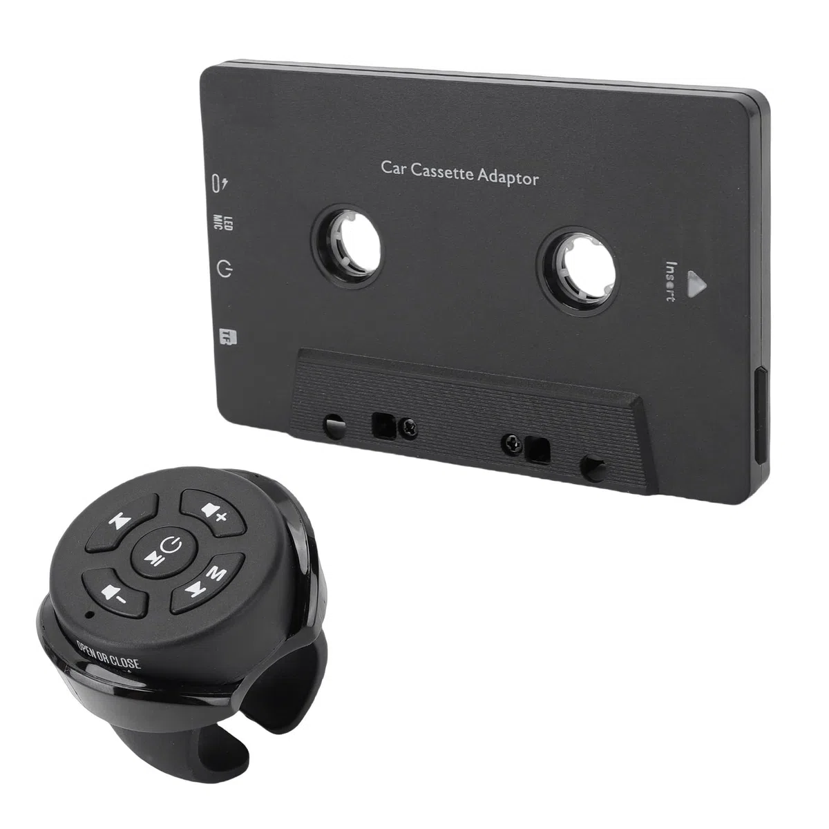 VBESTLIFE Car Audio Bluetooth 5.1 Kassettenempfänger, Bluetooth-Kassettenspieler, Kabelloser Kassetten-Aux-Adapter mit Freisprecheinrichtung
