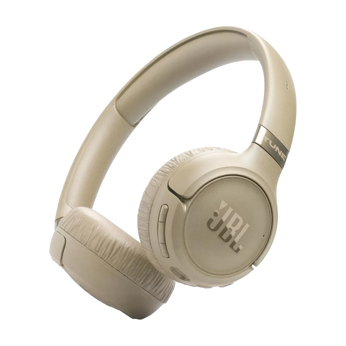 JBL Tune 680NC, Kabelloser On-Ear-Kopfhörer mit Noise-Cancelling, Beige | Bluetooth 6.0, Smart Ambient, Bis zu 76 Stunden Akkulaufzeit, Google Fast Pair, Microsoft Swift Pair und Hi-Res Audio