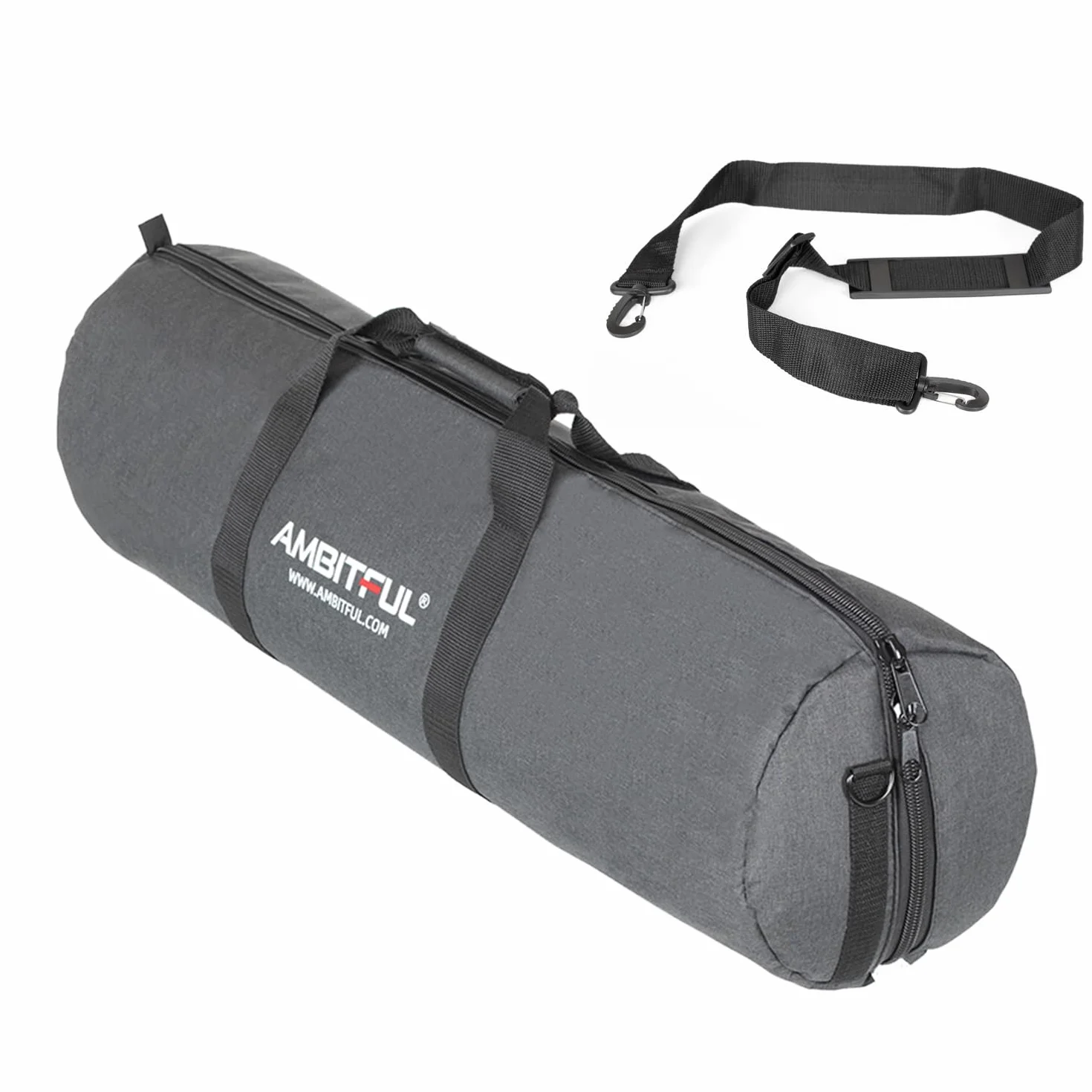 AMBITFUL Widened Version Tripod Carrying Case Bag 100CM / 39.3inch for Light Stands,Boom Stand,Umbrella and Tripod Photography Accessories(100cm/39.3in) x (Φ22cm/8.66in)