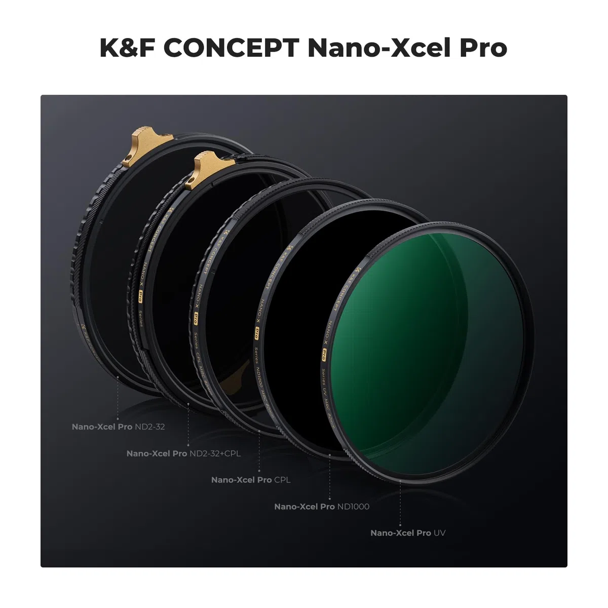 K&F Concept Polfilter 67mm CPL Filter Zirkularer Slim Optisches Glas HD Messingrahmen Polarisationsfilter für 72mm Sony Canon Nikon Fujifilm objektiv, Nano-Xcel Pro