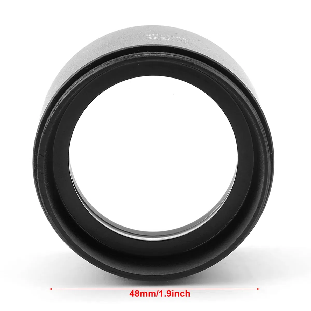0,5 fache Barlowlinse Trinocular Stereo Zoom Mikroskopes 0.5X Objektiv Mikroskop-Zubehör Mikroskop Hilfslinse für Stereo Mikroskopes (48 mm) Mikroskop Barlow Linse