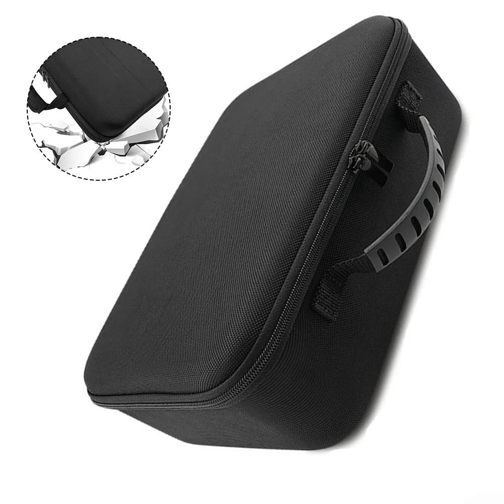 Hard Travel Case Tragetasche Für XGIMI MoGo 4 2025 Eva Schutz Transportkoffer Schwarz 33.5x23.5x11cm Mit Griff Projektor Zubehör(Black)