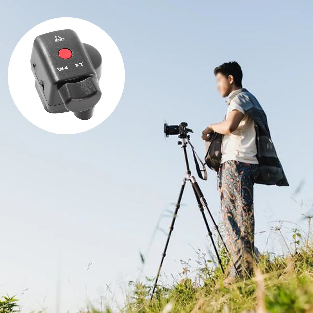 Camcorder Zoom Control Fernbedienung Mit 2,5mm Jack Kabel Für LANC GH5 180A 130AC DV Batterie Für 190P 150P 198P VX2000E 2100E 2200E FX1000E