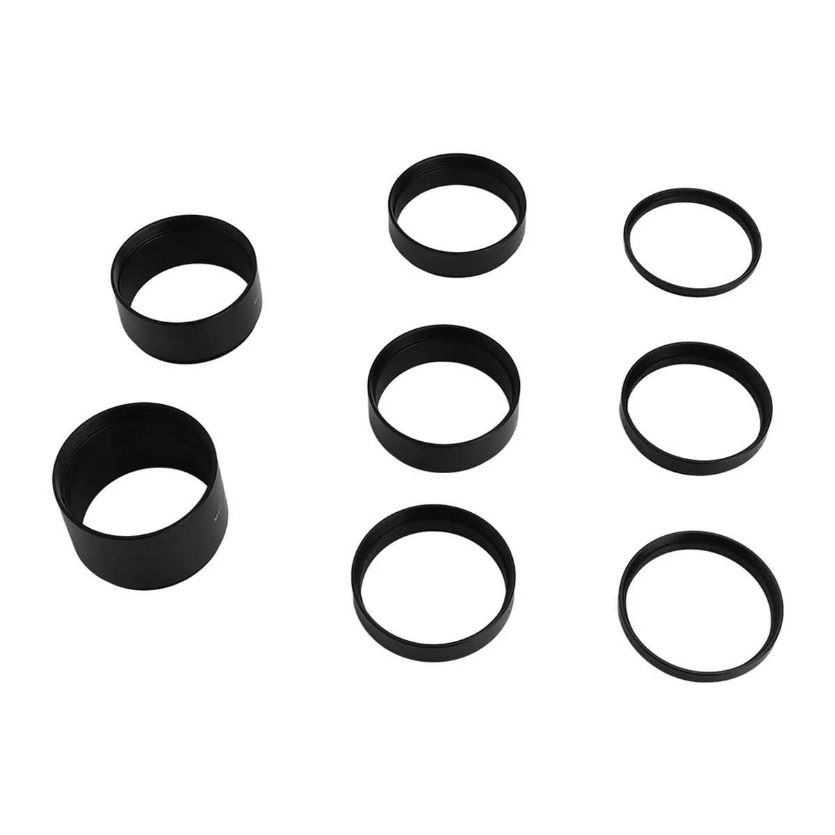 Teleskop-Verlängerungsrohr-Set,8 Stück M48 X 0,75 Brennweiten-Verlängerungsrohr-Set 3 5 7 10 12 15 20 30 Mm Verlängerungsring Erweiterungsring für die astronomische Teleskopfotografie