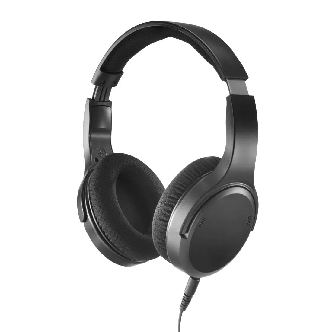 Hama TV Kopfhörer mit Kabel 6 m (verstellbarer Over-Ear Kopfhörer für Fernseher, Kopfhörer mit Lautstärkeregelung separat links/rechts, ideal für Senioren und Hörgeschädigte, 3,5 mm + 6,35 mm) schwarz
