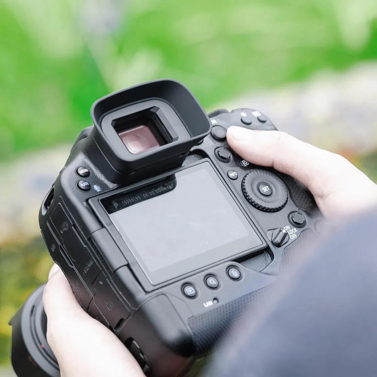 Große Augenmuschel Silikon für Canon EOS R3 RF-Spiegellose Kamera Ersetzt Canon Okular ER-h & ER-hE
